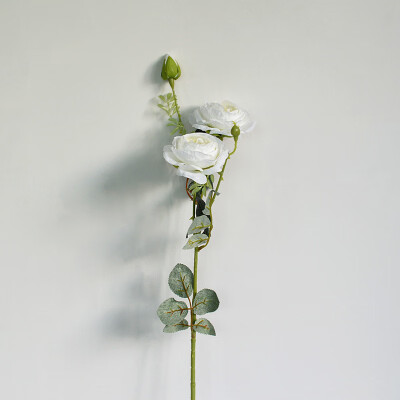 

Artificial Camellia Flower 3 Head Plant Fake Photographic Prop Wedding Decor