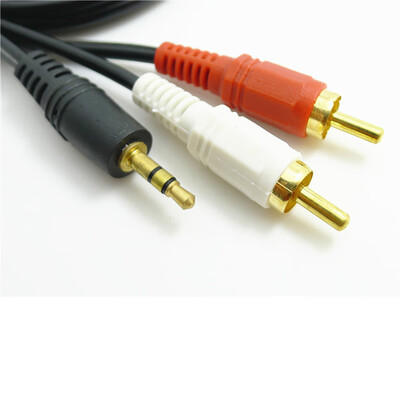 

〖Follure〗15m 5 ft Y 35mm Male Plug to Dual 2RCA Jack Cable Stereo PC Audio Splitter Aux
