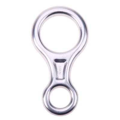

XINDA 35KN 8 Ring Descender Escape Rope Descent Device Rock Climbing