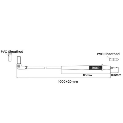 

20A 1000V Test Line for Universal Digital Display Multimeter Wire Pen Cable Test Lead Tip Wire Leads
