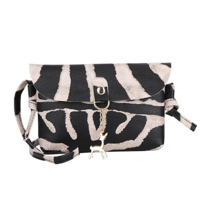 

Animal Print Deer Small Women Messenger Bag Leather Shoulder Crossbody Bags