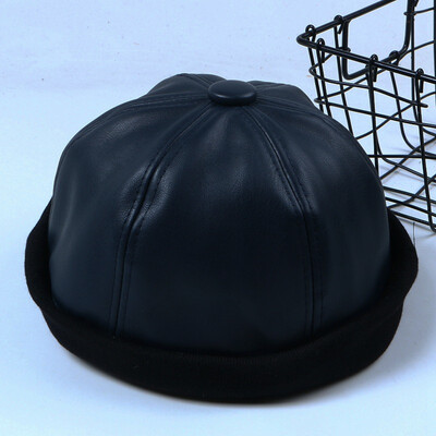 

Autumnwinter literature retro warm landlord hat female street personality hip-hop melon pibe hat ins pumpkin hat tide girl