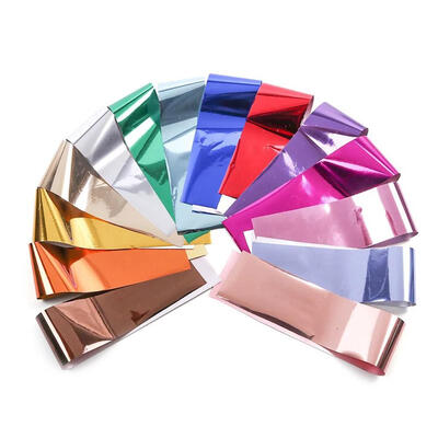 

14pcs Nails Stickers Decals Metal Holographic Transfer Foil for Nail Art