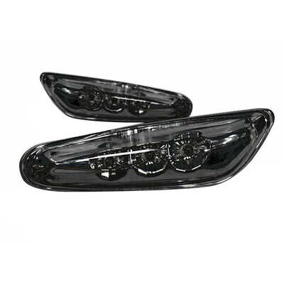 

1 Pair LED Side Marker Light Fender Black Panel 6313725332563137253326 Replacement for BMW 3 Series E46 E90 E91 E92 E93