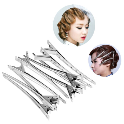 

〖Follure〗12PC Set Clip Handle Salon Invisible Hair Clip Duck Hair Clips