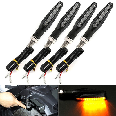 

4 Pcs Universal LED Motorcycle Turn Signal Indicators Lightslamp Perfect Gifts