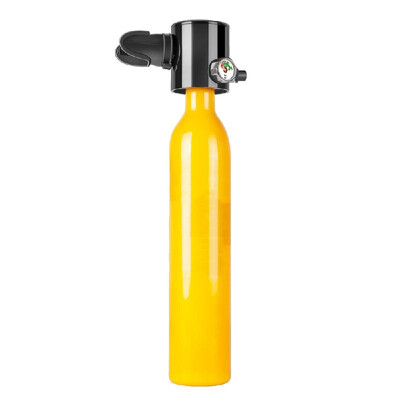 

Portable Scuba Mini Oxygen Cylinder Diving Teaching Underwater Respirators Swimming Equipment Breathing Oxygen Tanks Yellow Oxygen