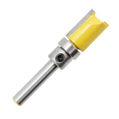 

3PCS 14 inch Shank Flute Flush Trim Pattern Router Bit Set Top Bearing Woodworking Milling Cutter Tool
