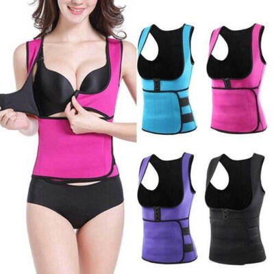 

US Women Waist Trainer Corset For Weight Loss Neoprene Body Shaper Vest Sauna