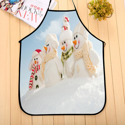 

Siaonvr Christmas Decoration Waterproof Apron Kitchen Aprons Dinner Party Apron