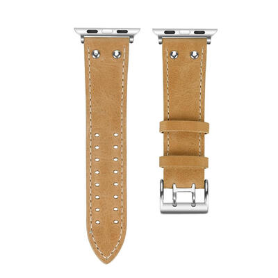 

2Pin Leather Adjustable Watch Band Bracelet Strap for iWatch Series 1 2 3