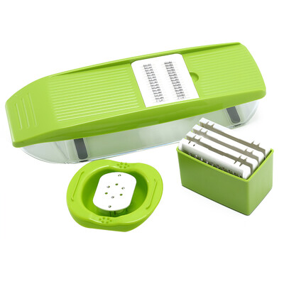 

Multifunctional Vegetable Fruit Slicer Set Potato Shredder with Storage Container Kitchen Accessories