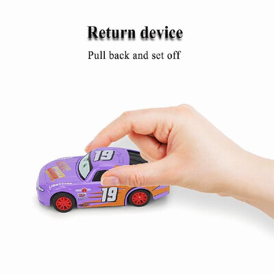 

Disney Pixar Cars 155 Diecast Vehicle Metal Alloy Pull Back Car Lightning McQueen Cruz Mater Jackson Storm Ramirez Boy Kid Christ