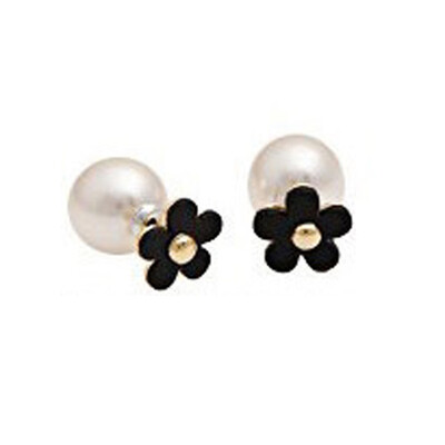 

Worth having Chic Hot Selling Double Pearl Cute Earring Ear Stud Cute Trendy Women Jewelry
