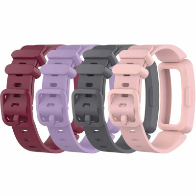 

ECSEM Bands for Fitbit Ace 2 Band Straps for Kids Silicone Wrist Strap Bracelet Compatible with Fitbit Inspire HR