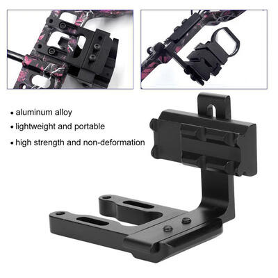 

Greensen Aluminium Alloy Archery Compound Bow Flashlight Sight Mount Holder Accessory