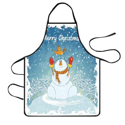 

Toponeto Christmas Decoration Waterproof Apron Kitchen Aprons Dinner Party Apron