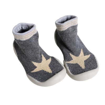 

Kids Shoes Girl Boys Indoor Shoes Baby Funny Cartoon Print Autumn Children Sock Shoe