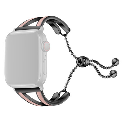 

〖Follure〗Adapter Luxury Alloy Crystal With Connection Strap Band For Apple Watch 4 40mm