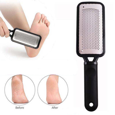 

〖Follure〗Microplane Foot Rasp File Pedicure Callus Remover Hard Dead Skin Scrubber Black