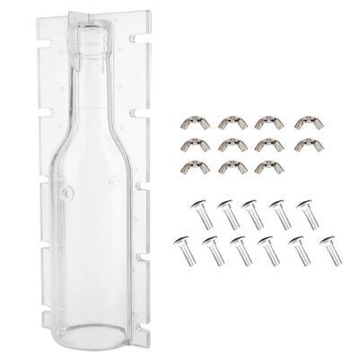 

Greensen Clear Plastic Candle DIY Mold Tool Bottle-Shaped Heat-Resistant Wedding Candle Mold Candle Mould Clear Candle Mold