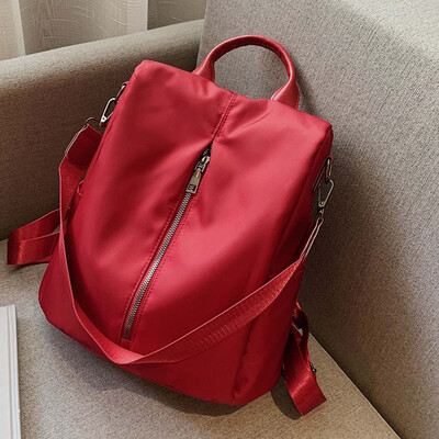 

Tailored Womens Fashion Backpack Waterproof Nylon Bag Anti-Theft Shoulder Bag Leisure