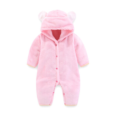 

Infant Baby Rompers Winter Warm Longsleeve Clothes Fleece Newborn Baby Boy Girl Clothes Jumpsuit Animal Pattern Overall Pajamas