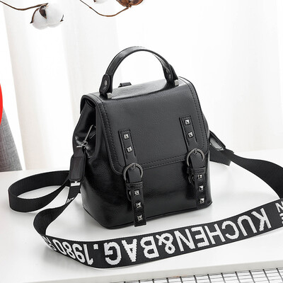 

2019 new ins super fire small backpack multi-purpose three-use shoulder bag college wind female spring&summer wild shoulder bag