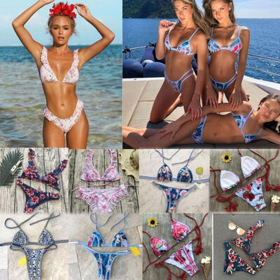 

Women Push-up Padded Bra Bandage Bikini Swimsuit Swimwear Bathing Suit