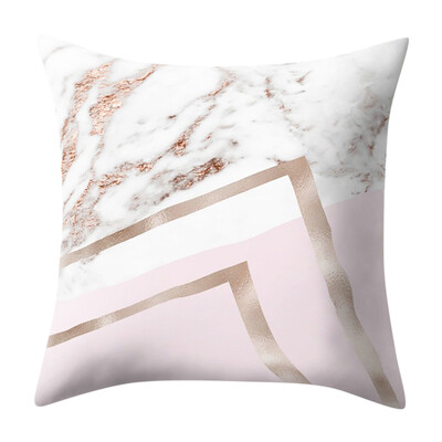

〖Follure〗Geometric Marble Texture Throw Pillow Case Cushion Cover Sofa Home Decor