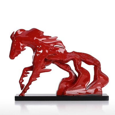 

Running Horse Small Size Modern Sculpture Resin Sculpture Abstract Surrealism