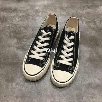 

Ins Street Shoes Female Hong Kong Wind 2019 Spring New Joker Korean canvas shoes female students