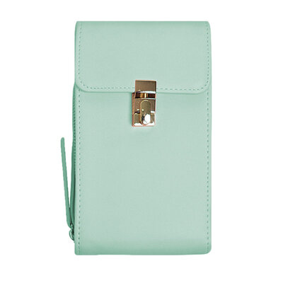 

3 Layers Faux Leather Handbag Phone Wallet Crossbody Purse Bank Card Holder