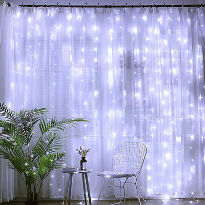 

〖Follure〗LED Curtain Icicle Lights with 8 Modes Curtain String Fairy Wedding Led Lights