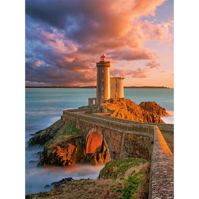 

5D DIY Full Drill Diamond Painting Seaside Castle Cross Stitch Embroidery