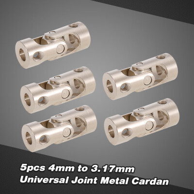 

5pcs Stainless Steel 4 to 317mm Full Metal Universal Joint Cardan Couplings for