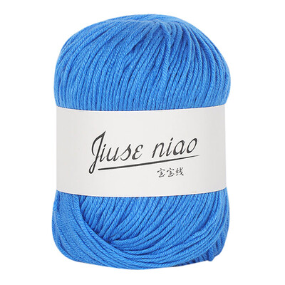 

Toponeto 1PC 50g Chunky Colorful Hand Knitting Baby Milk Cotton Crochet Knitwear Wool