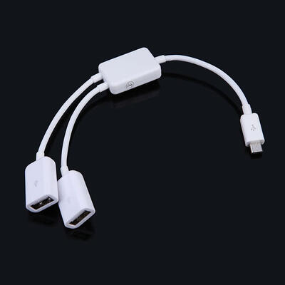 

Dual Micro USB OTG Hub Host Adapter Cable for Tablet PC&Smart Phone