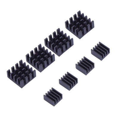 

8pcs Aluminum Heatsink Cooler Cooling Kit for Raspberry Pi 3 Pi Model B Pi 2