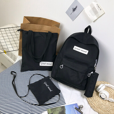

Ins schoolbag girls campus Korean high school students backpack ancient feeling Sen Department simple Uzzang shoulders