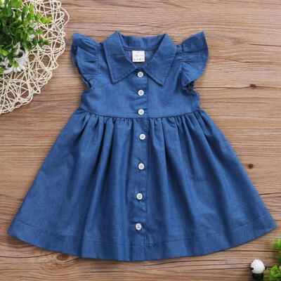 

Cute Toddler Baby Kids Girl Princess Summer Sundress Party Dress Clothes 1-6Years
