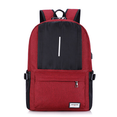 

Oxford cloth backpack male business travel bag usb charging large capacity multi-function backpack laptop bag