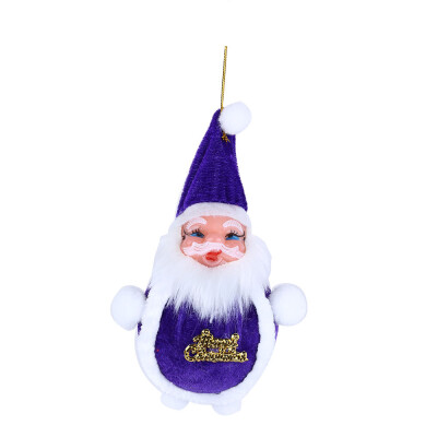 

〖Follure〗1PC Colorful Christmas Santa Claus Ornaments Xmas Tree Hanging Decoration