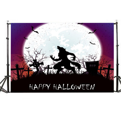 

Toponeto Halloween Backdrops 5x3FT Lantern Background Photography Studio Decoration