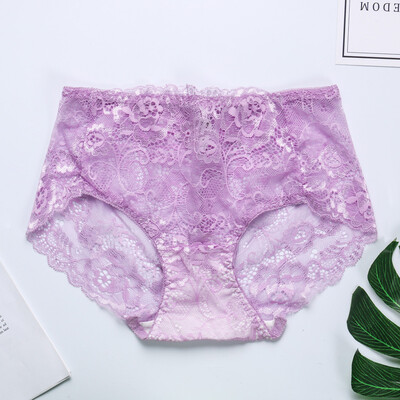 

Toponeto Women Sexy Seamless Lace Underwear Ladies Brief Knicker Panty