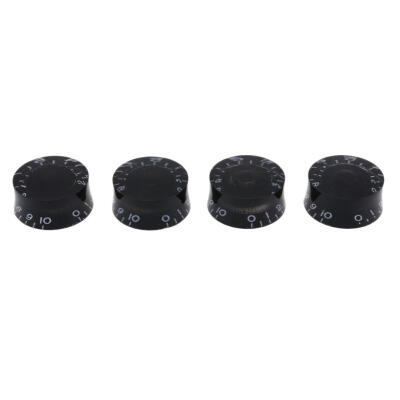 

4pcs Acrylic Electric Guitar Volume Adjusting Rotary Knob Potentiometer Cap