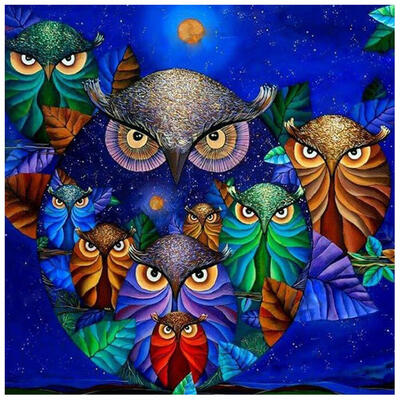 

5D DIY Full Drill Diamond Painting Bird Animal Cross Stitch Embroidery Kits