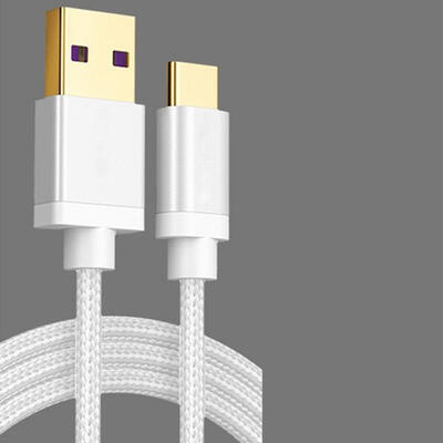

VISSKO 5A USB Type C Cable Pro USB-C Fast Charging USB Cable Type-C Cable For Huawei -1m