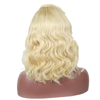 

Dolago Virgin Body Wave 613 Blonde Lace Front Human hair Wigs Pre Plucked With Baby Hair 150 Combodian 360 Lace Frontal Wig Full