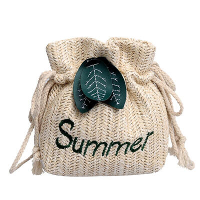 

Women Straw Shoulder Handbags Boho Beach Bucket Crossbody Messenger Bags
